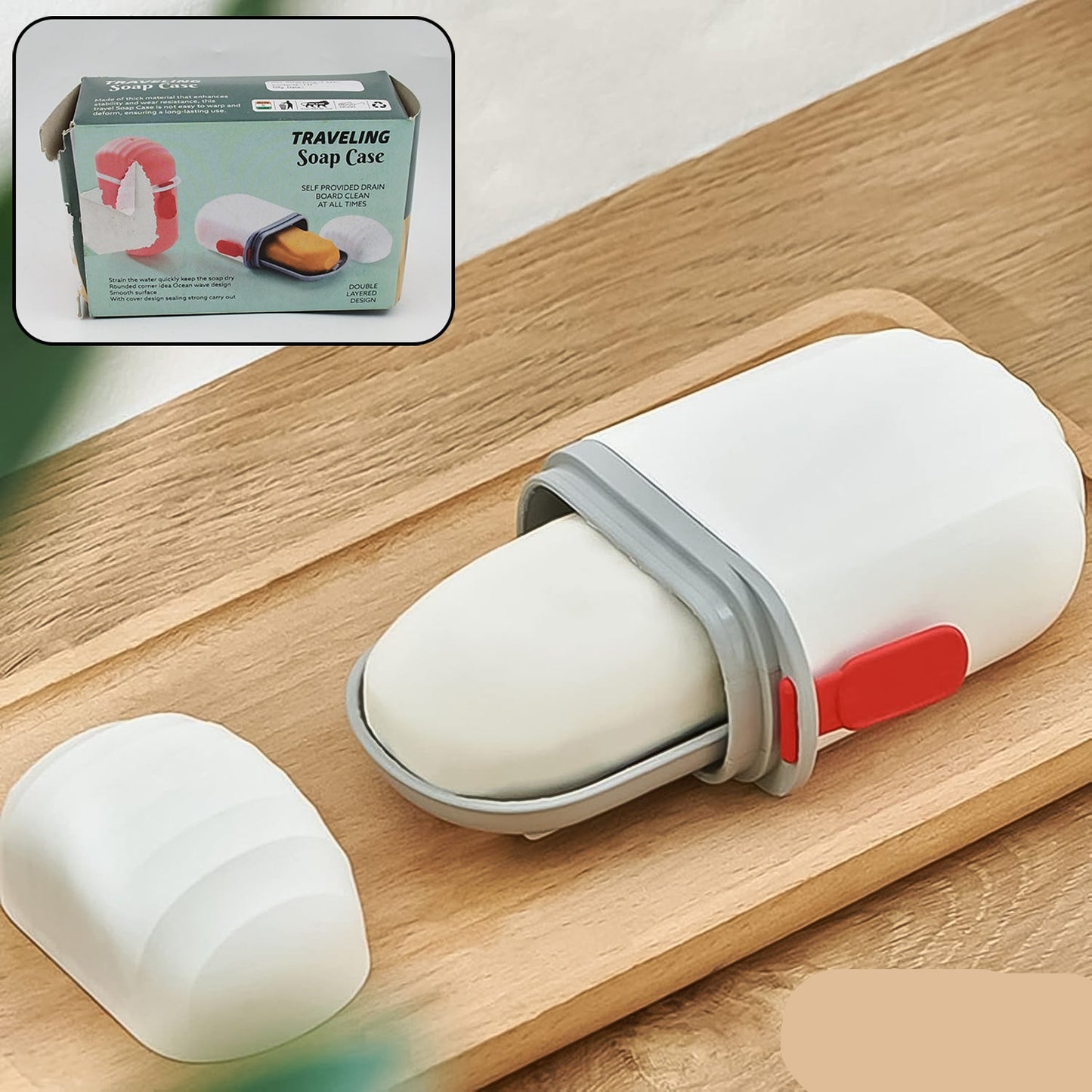 CAPSULE TRAVELING SOAP CASE (1PC)  ((C2)-5/1-X187)