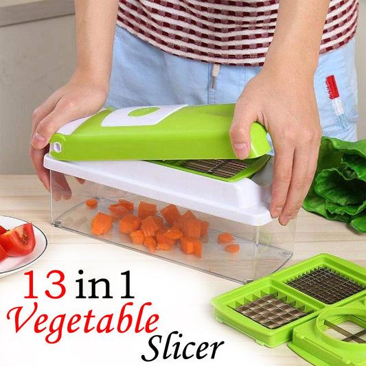 Plastic 13-in-1 Manual Vegetable Graterchipser And Slicer (MKK+168)