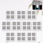 Drain Patch Adhesive Stickers (10*10 Cm  10 Pcs Set) (X209)
