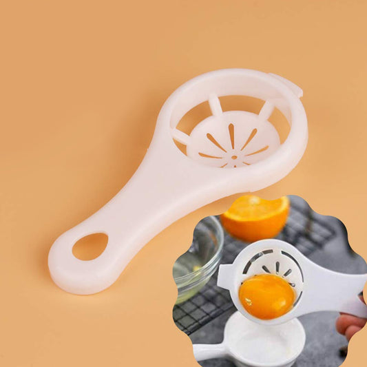 Plastic Egg Yolk Separator Egg White Yolk Filter Separator (1 Pc  With Card Packing) (X1013)