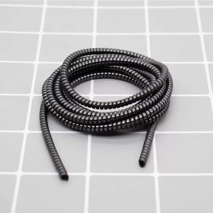 Metallic Finish Cable Spiral Protectorwire Repairpet Cord Protectorheadphone Saver Cable Wrapcover For Mac Charging Cable (X920)