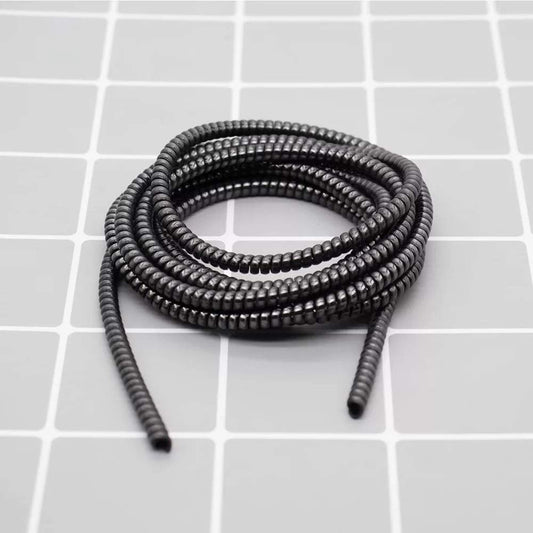 Metallic Finish Cable Spiral Protectorwire Repairpet Cord Protectorheadphone Saver Cable Wrapcover For Mac Charging Cable (X920)