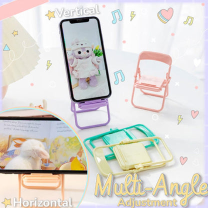 1 Pc Chair Mobile Stand Used In All Kinds Of Household And Official Purposes As A Stand And Holder For Mobiles And Smartphones Etc. (X712)