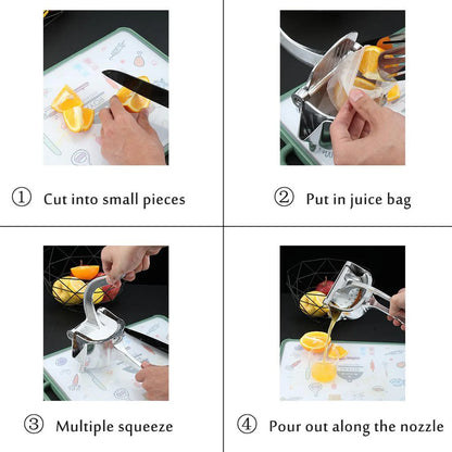 Manual Aluminium Metal Fruit Press Juicer (X462)