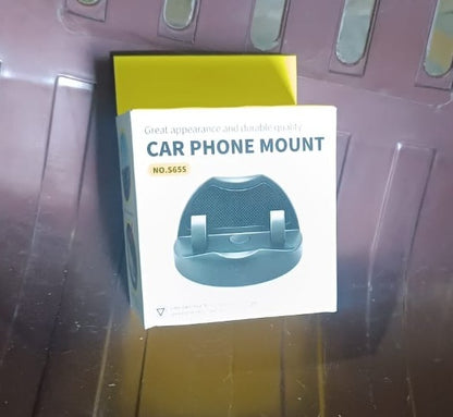 2 In 1 Car Anti-slip Mat Phone Holder Non Slip Sticky Phone Mount Holder (1 Set) (X954)