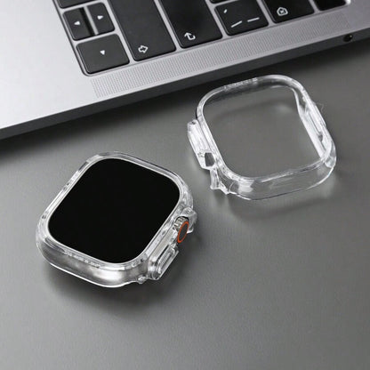 7 In 1 Ultra Smart Watch Combo With Seven Classic Straps  Transparent Screen Guard (1 Set  Mix Color) (MKK-X62)