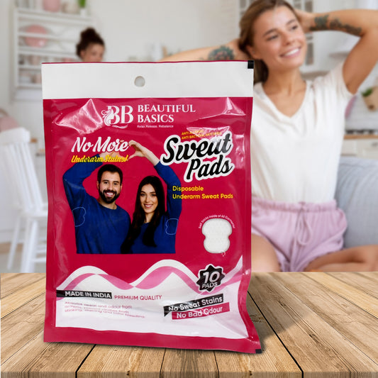 Underarms Sweat Pads Disposable Highly Absorbent Pads  (Pack Of 10) (X813)