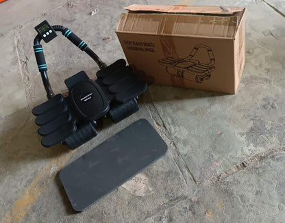 Automatic Rebound Abdominal Wheel With 8 Elbow Supports (1 Pc) (X463)